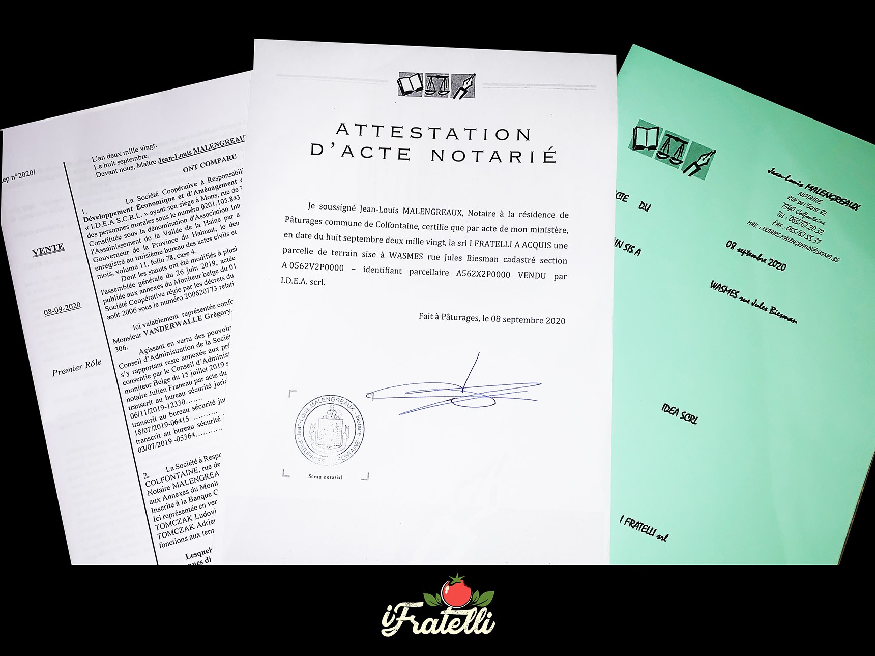 Achat du terrain — 2020