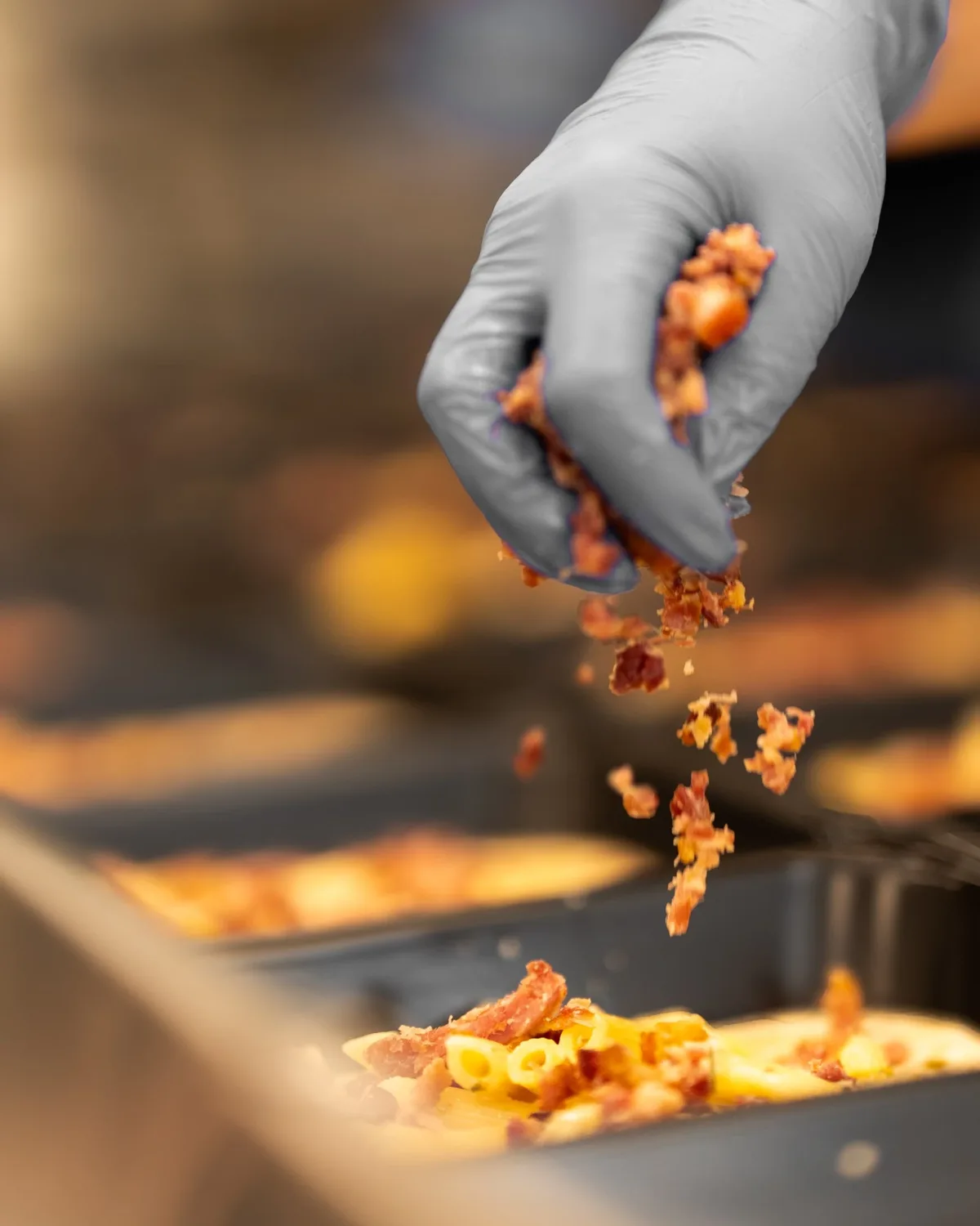 Préparation soignée des ingrédients frais